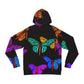 Aurora's Prismatic Drift. - Butterflies AOP Hoodie