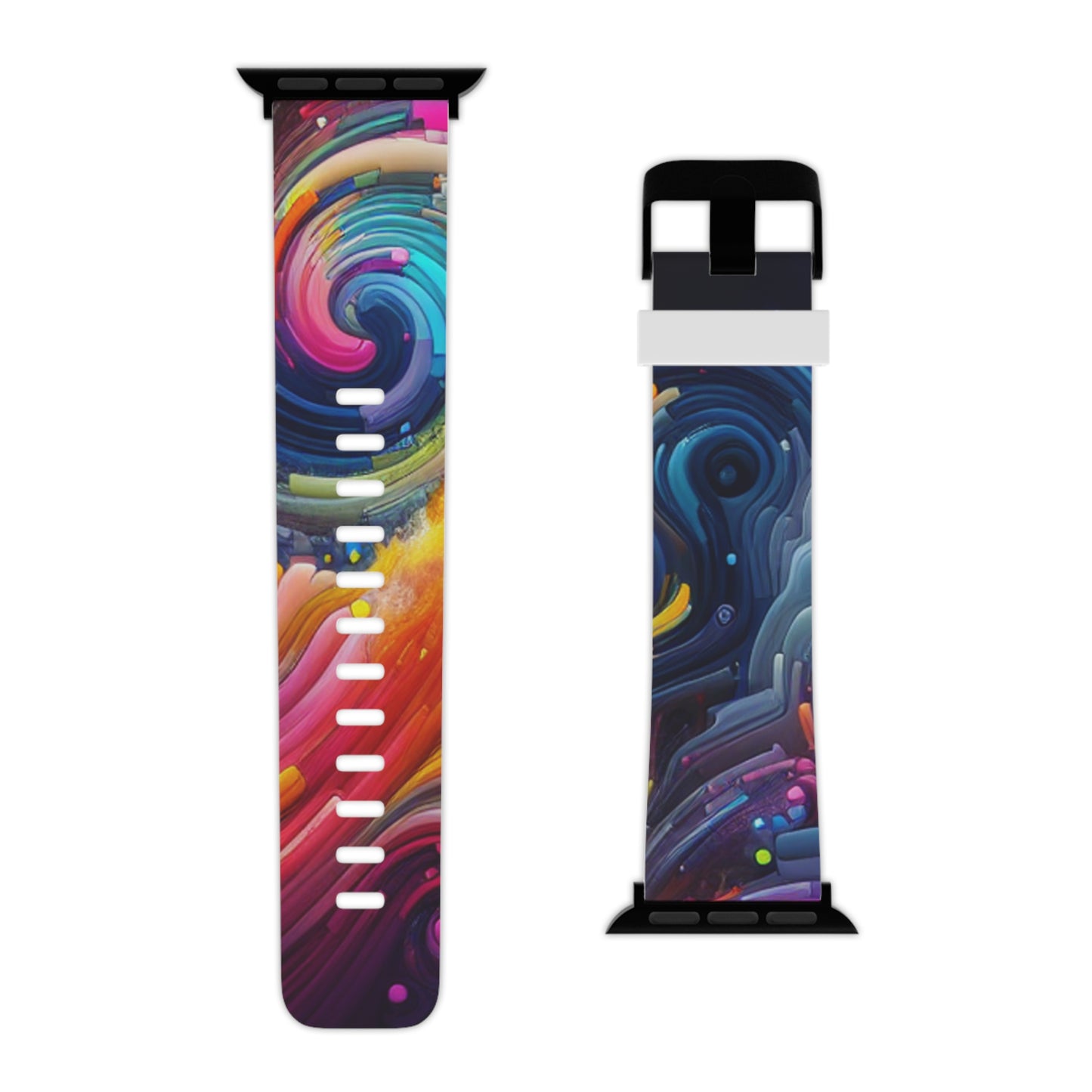 Neo-Futurism Chromiascape - Trippy Infinity Patterns Iwatch Band