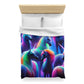 Ambrosius da Vinci - NEON Unicorns Microfiber Duvet Cover