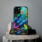 "Vivid Neon Flyaways" NEON Butterflies Art Polycarbonate Phone Case Samsung Galaxy s21 s22 Google Pixel 6 Iphone 11 12 13 14 Pro Max Mini Plus