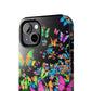 Neon Butterfly Congregation. NEON Butterflies Tough Phone Case