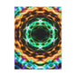 Galactic Neon Hyperspace Splatter. Trippy Infinity Patterns Art Canvas