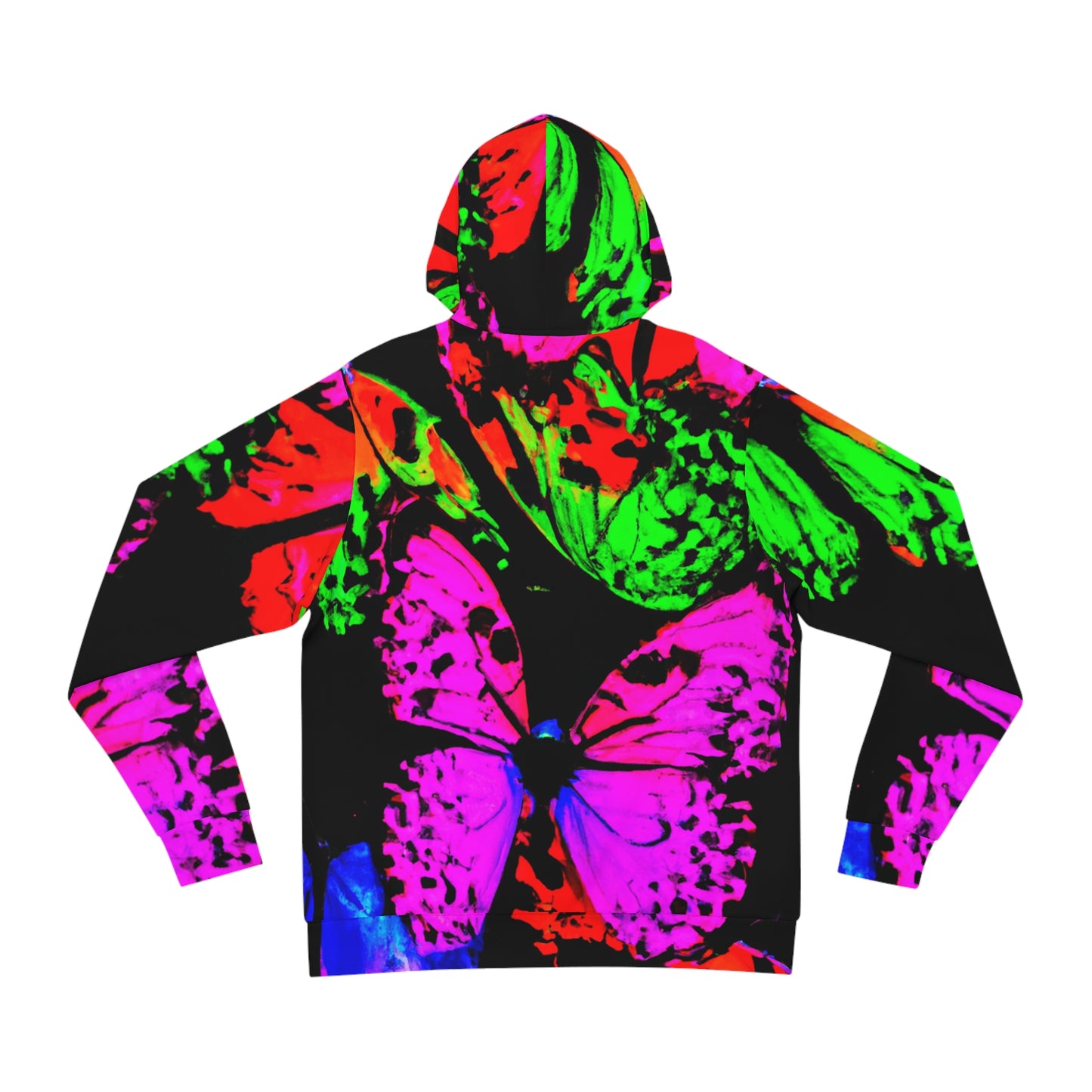 Vivid Voltage Butterflies - Butterflies AOP Hoodie