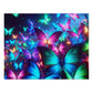 Neon Flutter. - Neon Butterflies Puzzle30, 110, 252, and 1000 Pieces