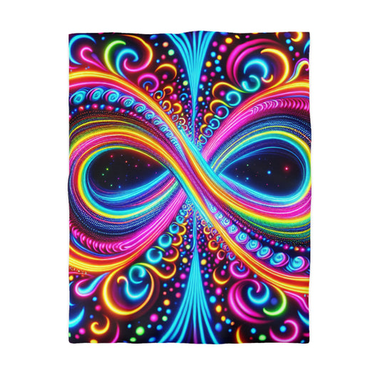 Michelangelo di Allegro - Trippy Infinty Patterns Microfiber Duvet Cover