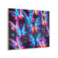 "Neon Butterflies in Flight" NEON Butterflies Art 1/4" Glossy Acrylic Art