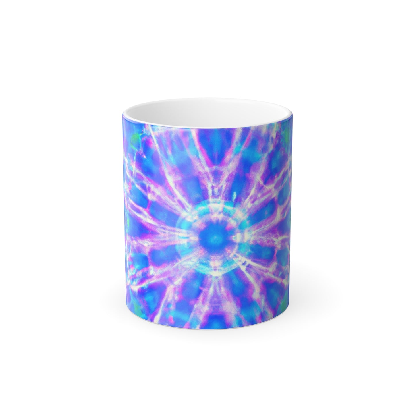 Giancarlo Vittori Trippy Infinity Patterns  11oz Color Morphing Mug