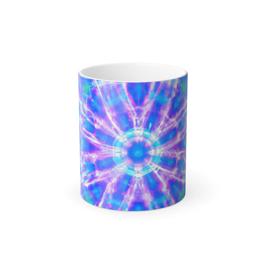 Giancarlo Vittori Trippy Infinity Patterns  11oz Color Morphing Mug