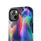 Vividly Rainbow Dreaming NEON Unicorns Tough Phone Case