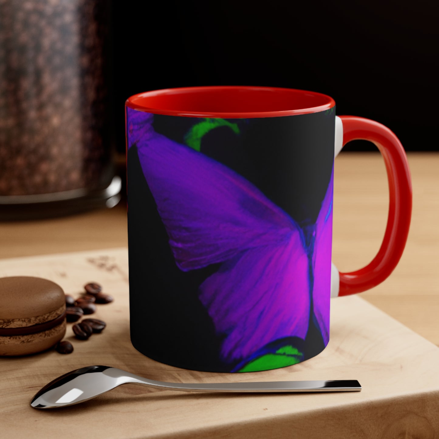 "Butterfly Ballad in Neon" Butterflies 11oz Mug