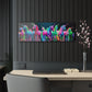 "Fantastical Flash of Unicorns" NEON Unocrons Art 1/4" Glossy Acrylic Art