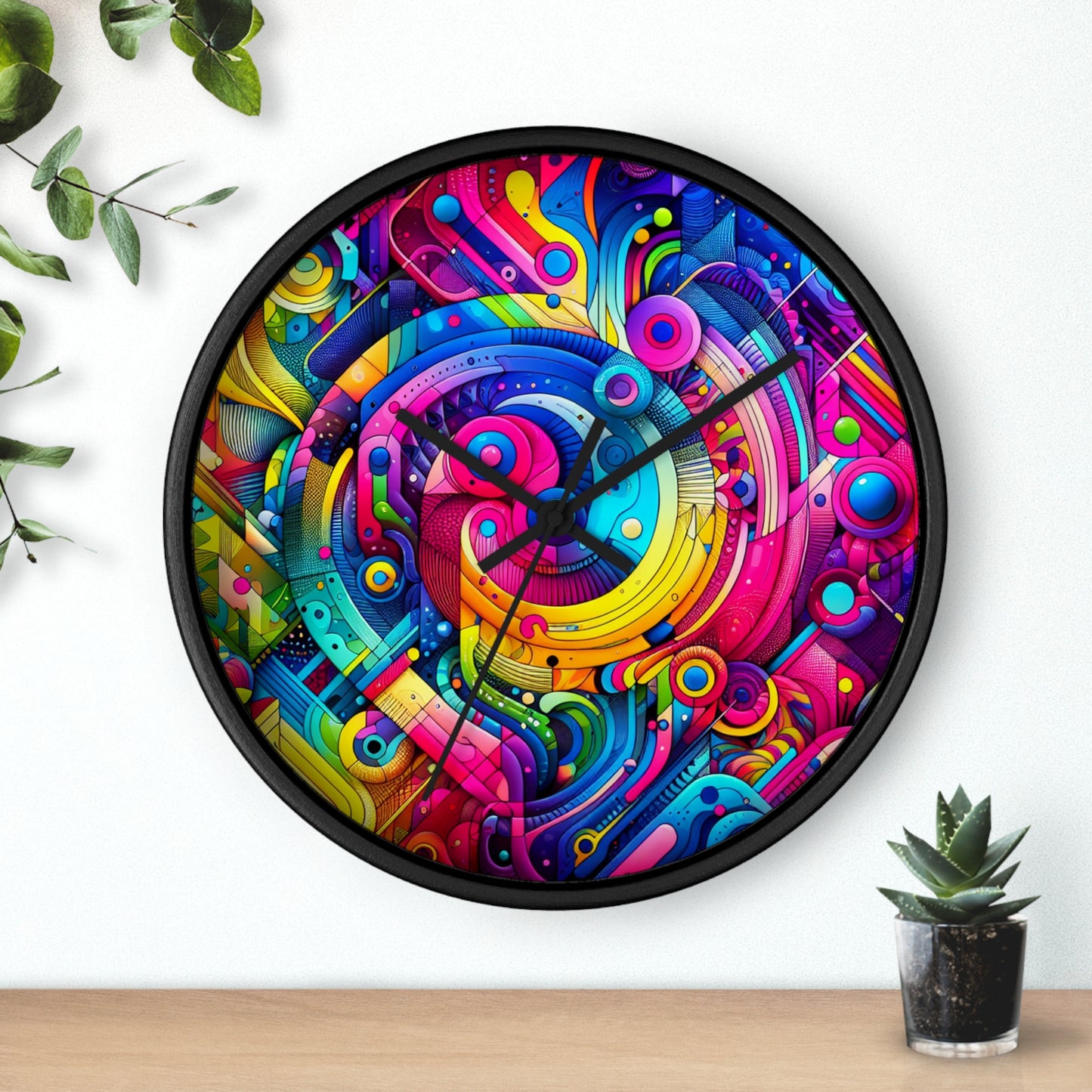Giovanni Bonatti - Trippy Infinity Patterns Wall Clock