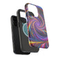 Vivid Psychedelic Cosmic Euphoria. Neon Trippy Infinity Patterns Premium Art Magsafe Magnet Tough IPhone 13 14 15 Pro Plus Max and Mini in Matte and Glossy Phone cases
