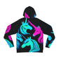 Neon Prismatic Mane. - Unicorns AOP Hoodie