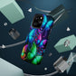 Neon Flutter Symphony Neon Butterflies Premium Art Magsafe Magnet Tough IPhone 13 14 15 Pro Plus Max and Mini in Matte and Glossy Phone cases