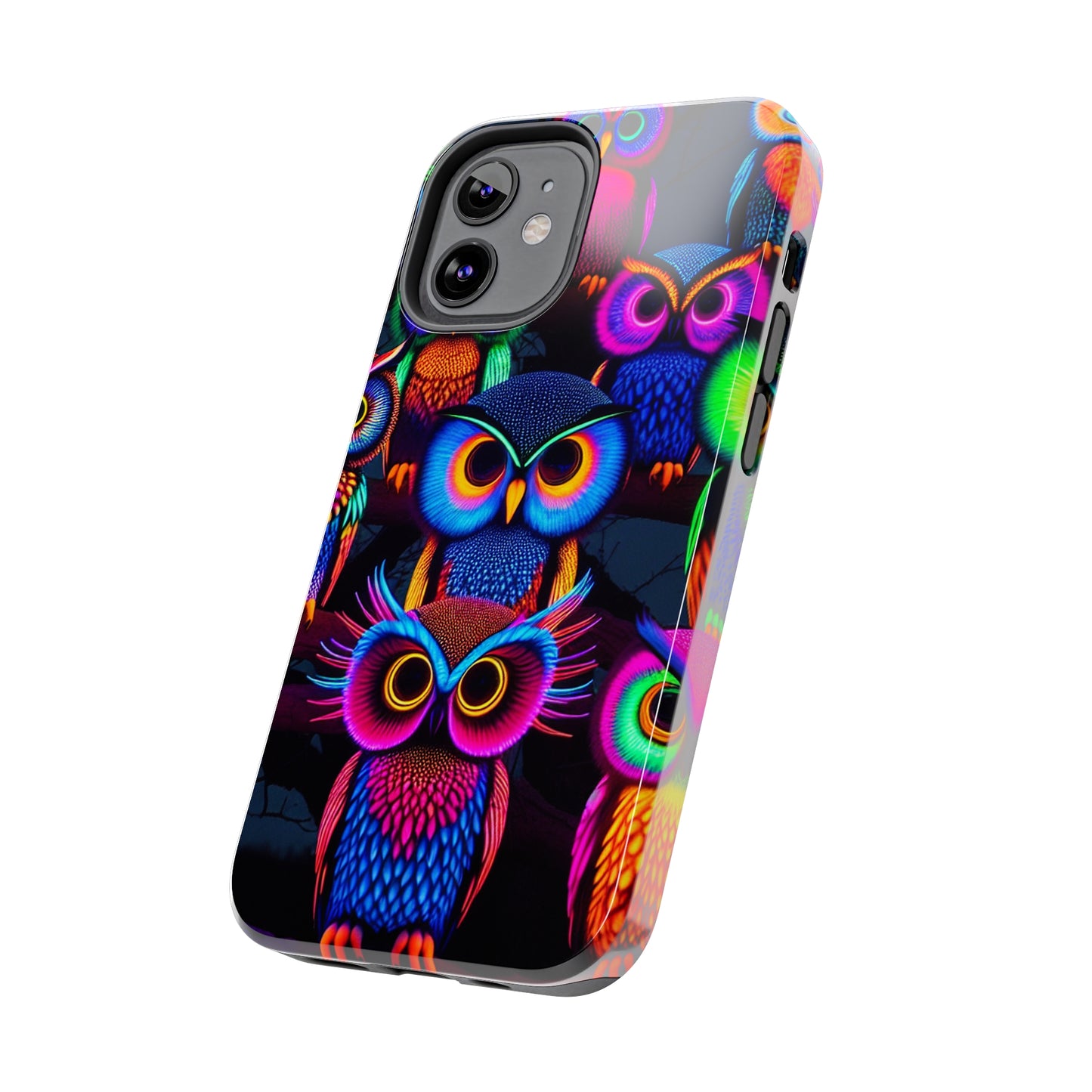 Neon Gloowls. NEON Owls Tough Phone Case