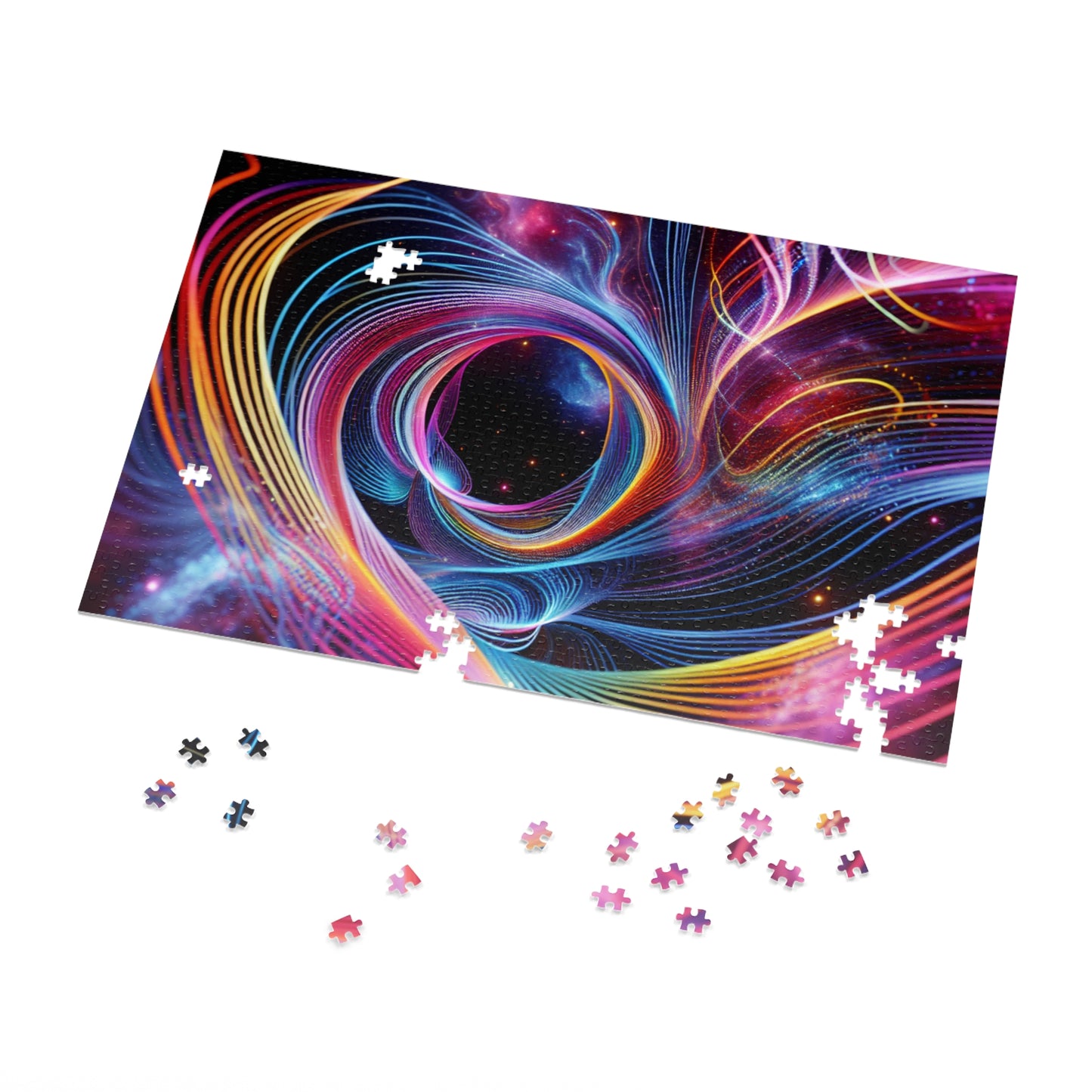 NeonInfiniti. - Neon Trippy Infinity Patterns Puzzle 30, 110, 252, and 1000 Pieces