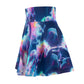 1. "Illuminous Phantasies" -NEON Unicorns Woman' Skater Skirt