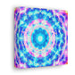 Vivid Cosmic Lightsphere Trippy Infinity Patterns Art Canvas