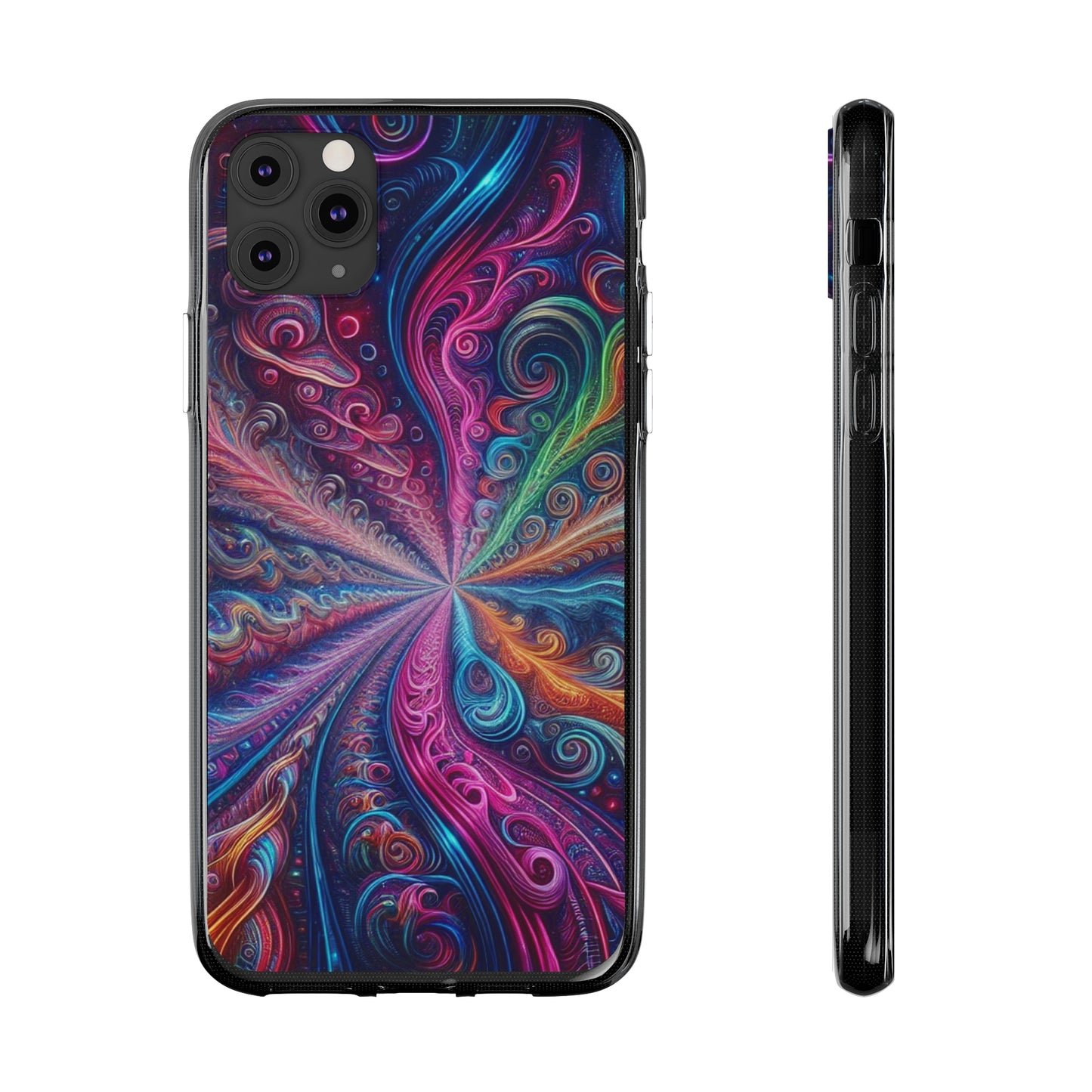 "Infinite Electrify" Infinity Patterns Art Polycarbonate Phone Case