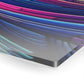"Infinite Parallax of Neon Hues" Trippy infinity Pattern 1/4" Glossy Acrylic Art