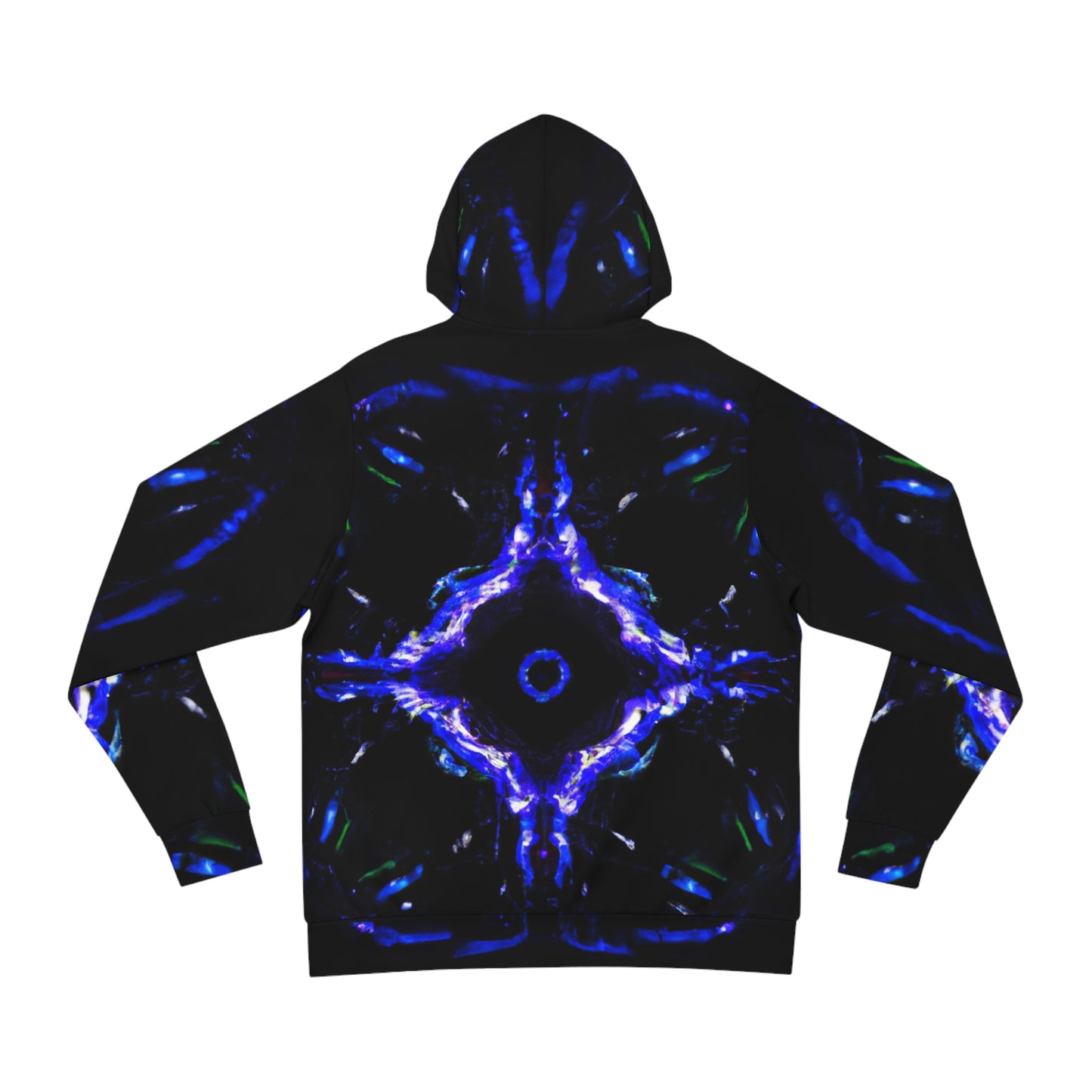 "Omni-Unfurl Neonites" -Trippy Infinity Patterns AOP Hoodie