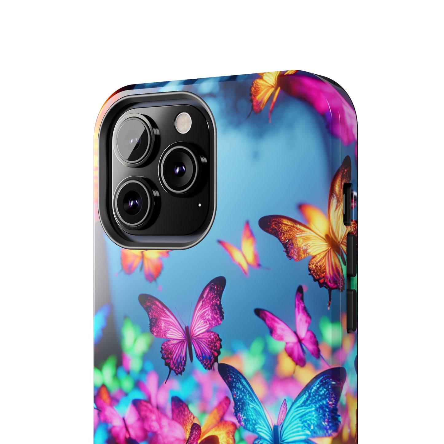 "Neon Butterflies Awakening" NEON Butterflies Tough Phone Case