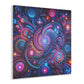 Hypno-Neon Vortex. Trippy infity Pattern 1/4" Glossy Acrylic Art