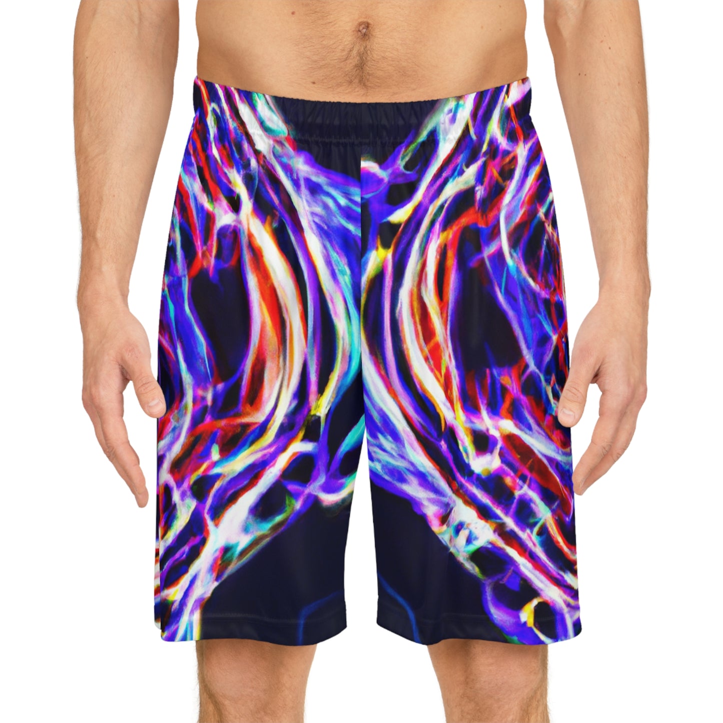 Niccolo di Assisi - Trippy Infinity Patterns Rave Shorts