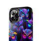 Neon Owl Congregation. NEON Owls Tough Phone Case