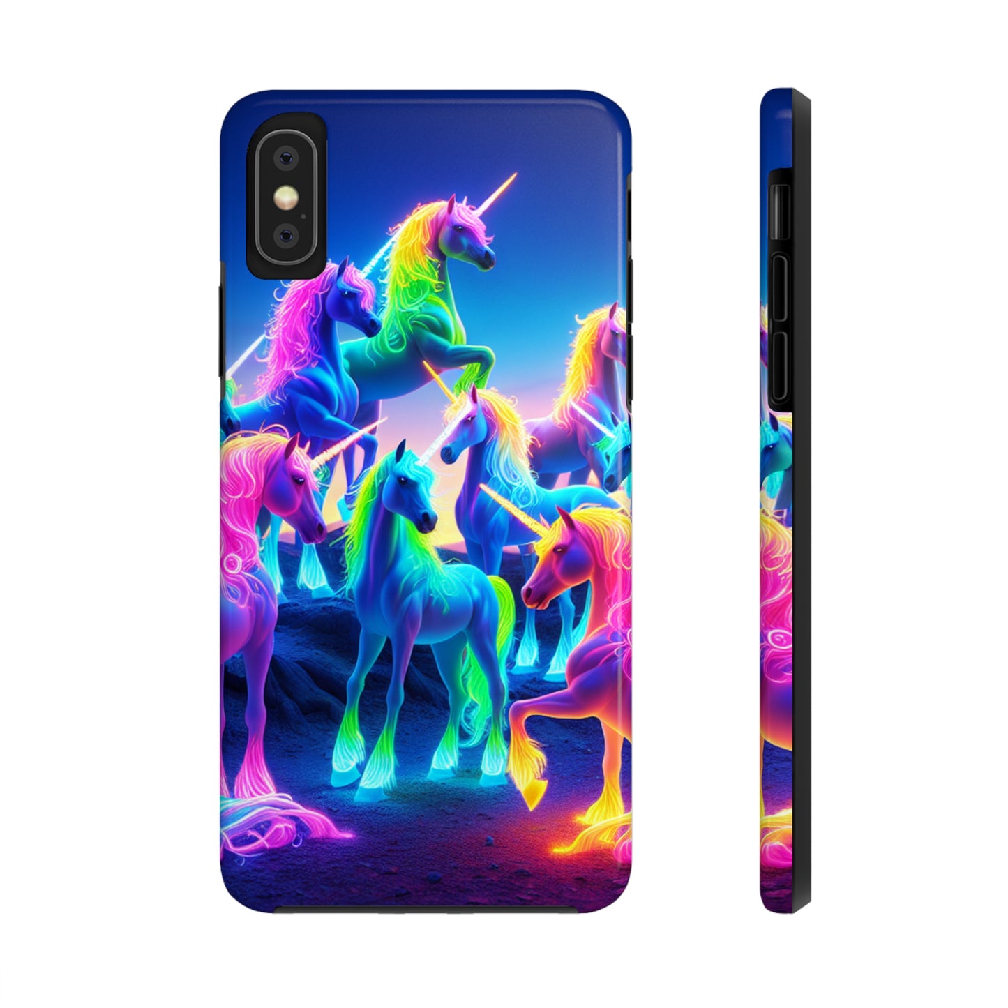 Neon Unicorn Spectacle. NEON Unicorns Tough Phone Case