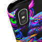 Neon Owl Congregation. NEON Owls Tough Phone Case