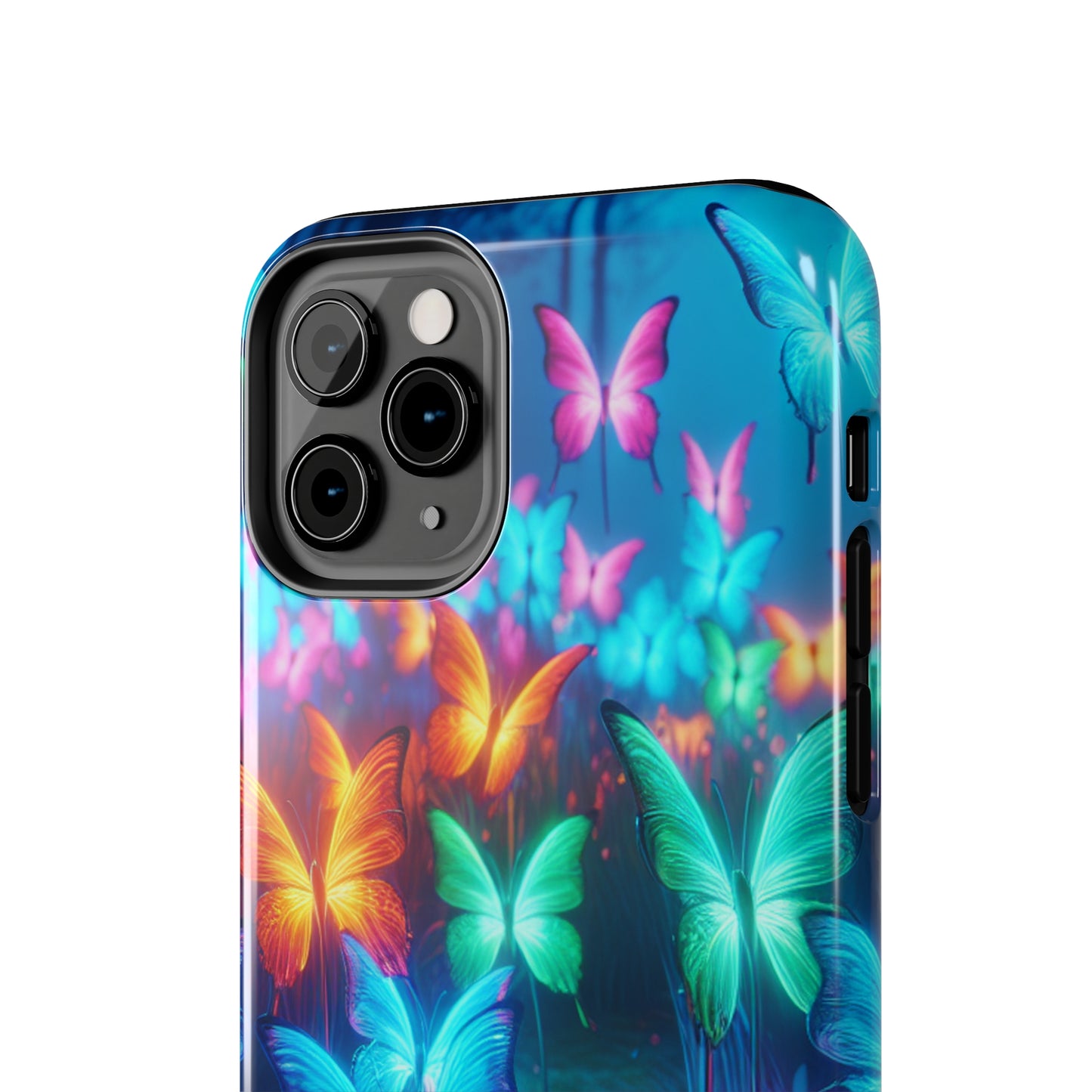 Neon Whispers. NEON Butterflies Tough Phone Case