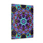 Neon Infinity Voyage. Trippy Infinity Patterns Art Canvas