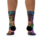 TDB Neon Infinitely Vibrant Trippy Recycled Poly Socks