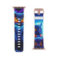 Neon Spectacle of Owls. - NEON Owls Iwatch Band