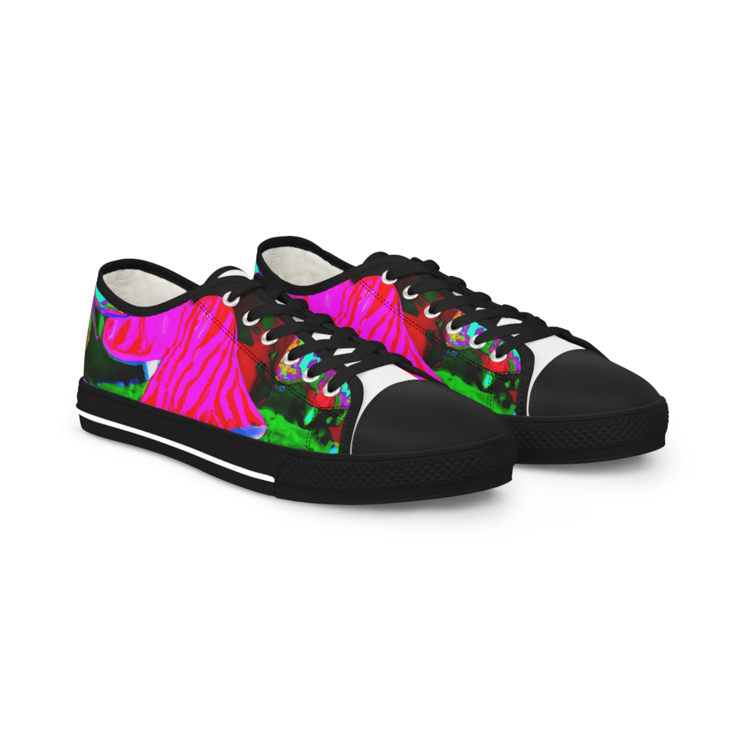 "Neon Natural Bliss" - Men's Lowtop Sneakers