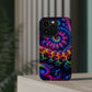 Twilight Infinyscape Neon Trippy Infinity Patterns Premium Art Magsafe Magnet Tough IPhone 13 14 15 Pro Plus Max and Mini in Matte and Glossy Phone cases