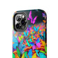 "Neon Butterfly Mural" NEON Butterflies Tough Phone Case Iphone 6 7 8 9 10 11 12 13 14 SE X XR XS Pro Max Mini Plus