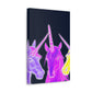 Neon Unicorn Dreamscape NEON Unicorns Art Canvas