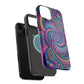 Cosmic Quasar Dreams. Neon Trippy Infinity Patterns Premium Art Magsafe Magnet Tough IPhone 13 14 15 Pro Plus Max and Mini in Matte and Glossy Phone cases