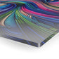 "Infinite Parallax of Neon Hues" Trippy infinity Pattern 1/4" Glossy Acrylic Art