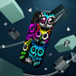 TDB iPhone Magnetic Tough Case - Psychedelic Rave Owl Design