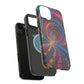 Neon Eternal Infinity Oasis. Neon Trippy Infinity Patterns Premium Art Magsafe Magnet Tough IPhone 13 14 15 Pro Plus Max and Mini in Matte and Glossy Phone cases