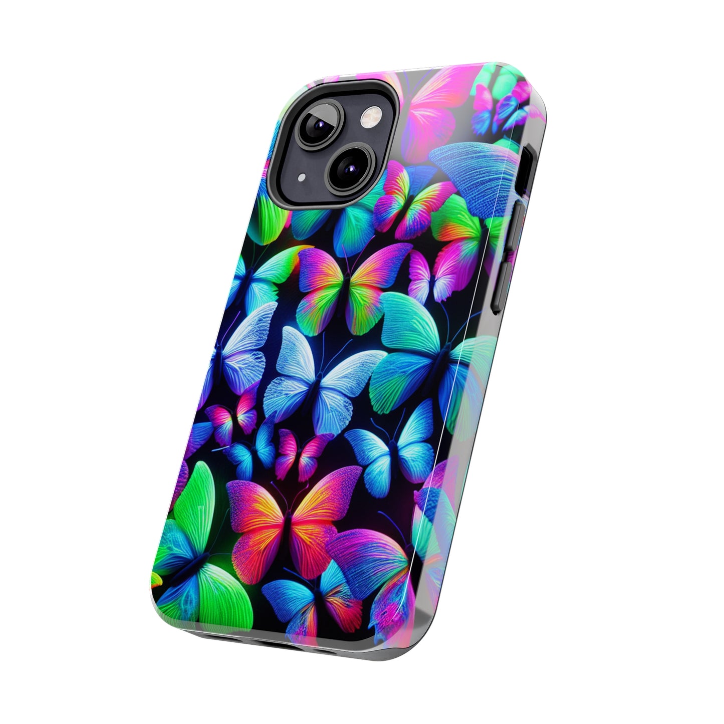 "Neon Splendor" NEON Butterflies Tough Phone Case