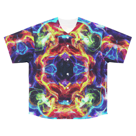 Vibrant Neon Infinity Maze. Trippy Infinity Patterns Mens Jersey