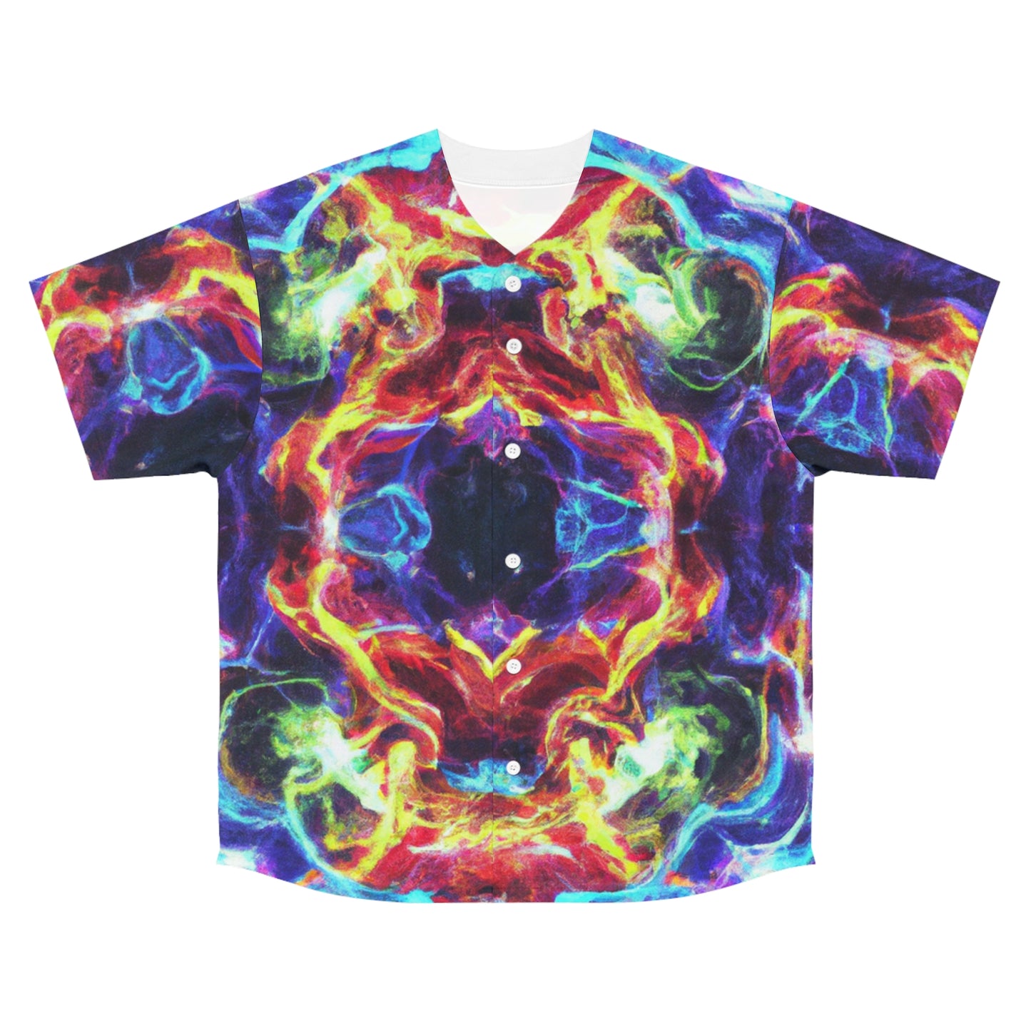 Vibrant Neon Infinity Maze. Trippy Infinity Patterns Mens Jersey