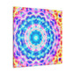 Vivid Cosmic Lightsphere Trippy Infinity Patterns Art Canvas