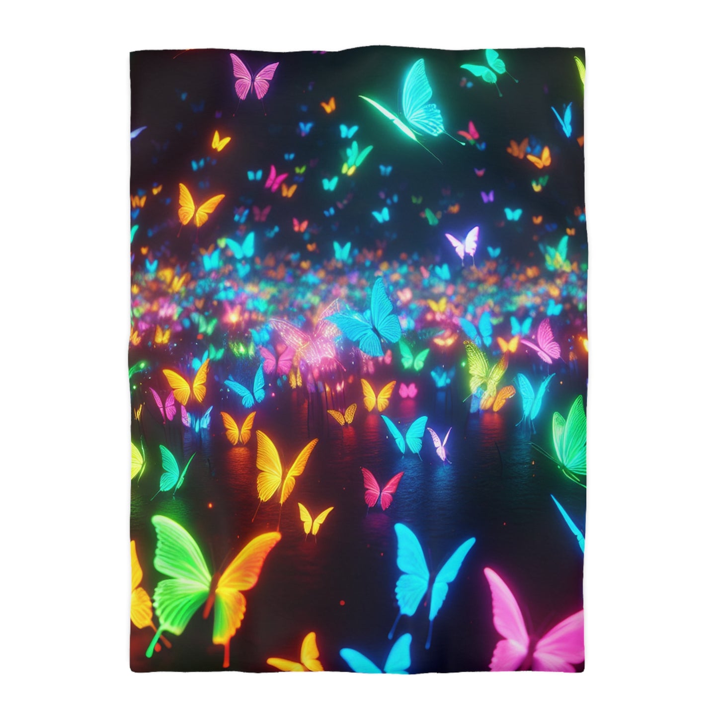Adamo di Benvenuto - NEON Butterflies Microfiber Duvet Cover