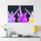 Neon Unicorn Dreamscape NEON Unicorns Art Canvas